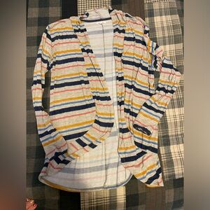 Colorful striped cardigan